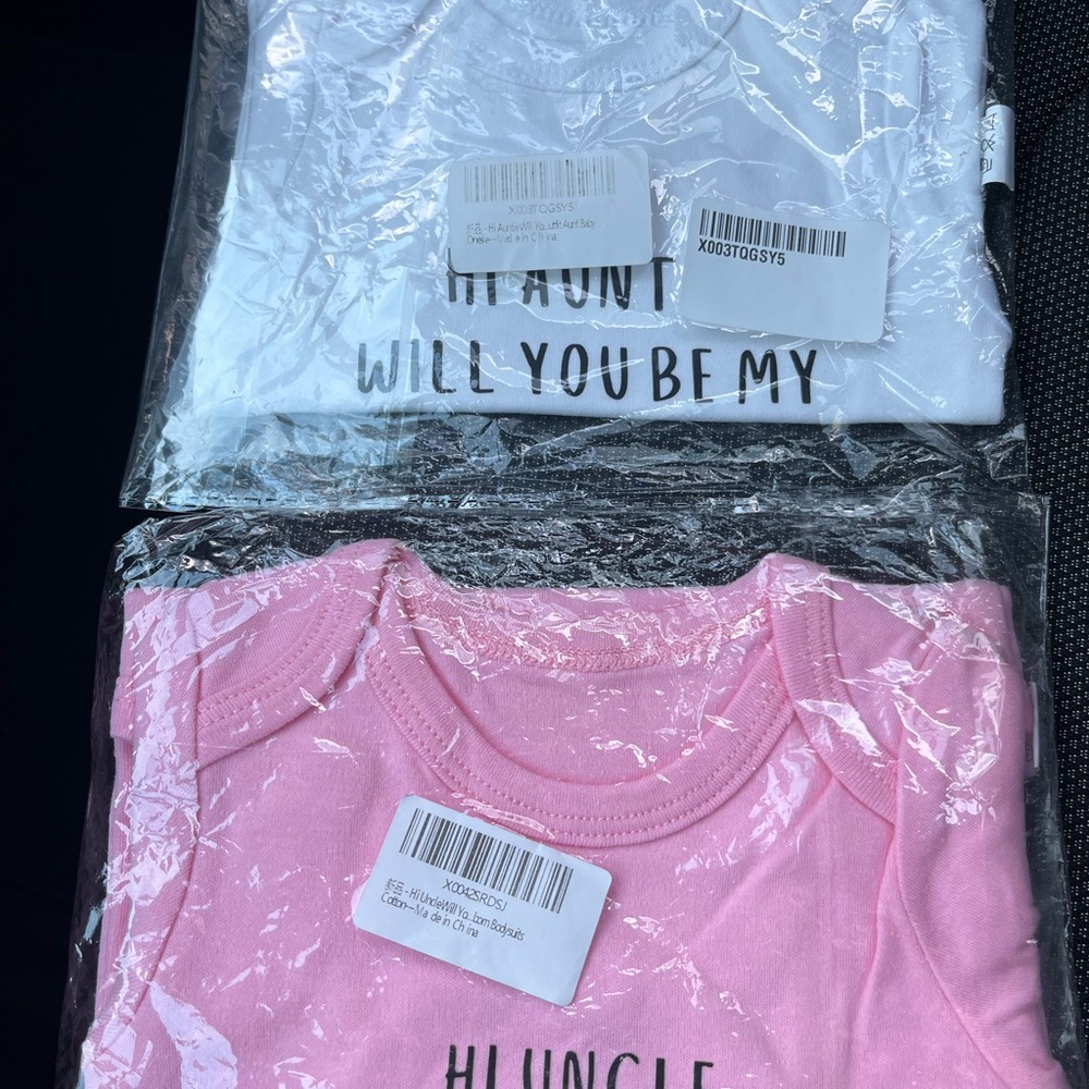 Baby Onesies pair